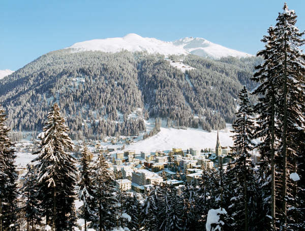 El centro invernal de Davos (clickear para agrandar imagen). Copyright by Destination Davos Klosters Byline: swiss-image.ch